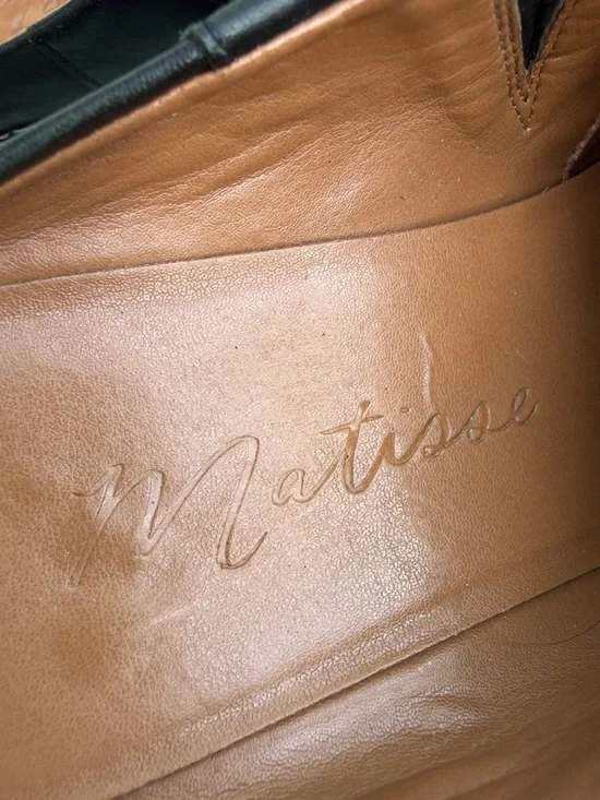 Black Matisse Leather Slip-On Clog - Picture 2 of 8